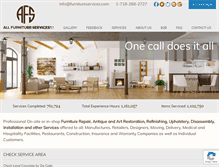 Tablet Screenshot of furnitureservices.com